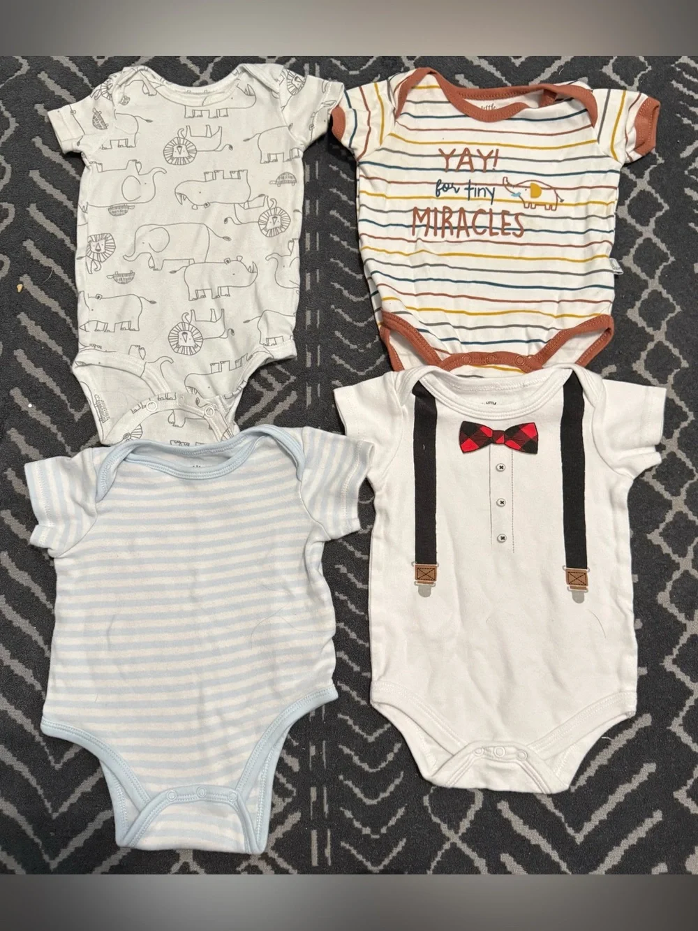 Baby boy onesie bundle
